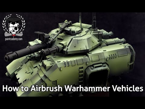 How to Airbrush Warhammer Vehicles | paintcademy.com
