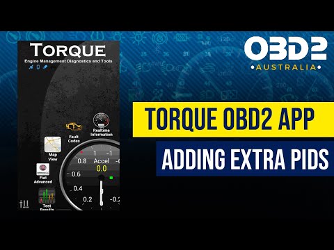 Torque OBD2 App Adding Extra PIDs