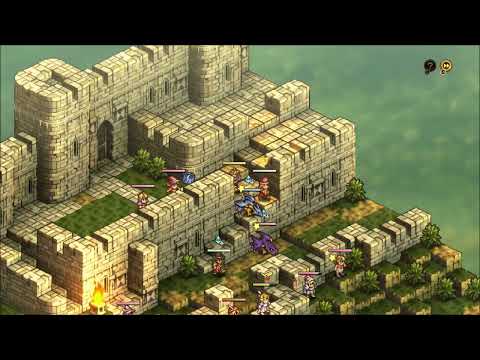 Tactics Ogre Reborn walkthrough with commentary 50 Chapter 3L Phidoch South Curtain Wall