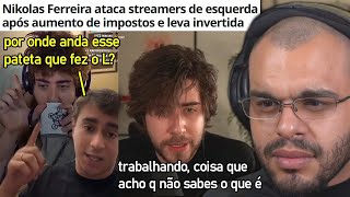 NIKOLAS FERREIRA COBRA CELLBIT E ALANZOKA APÓS AUMENTO DE IMPOSTOS EM PEÇAS DE PC