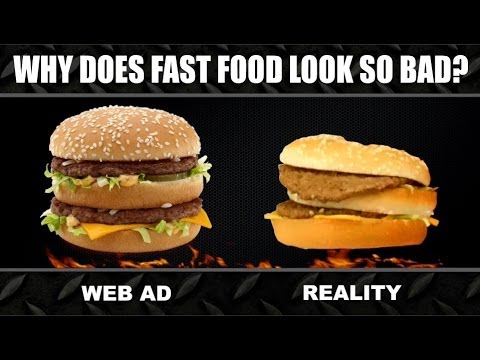 Fast Food ADS vs. REALITY Experiment