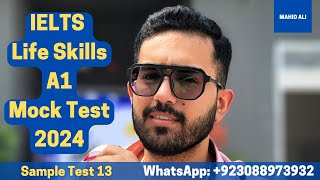 IELTS Life Skills A1 Sample Test 13 Complete │ Speaking and Listening │ Online Test 2024 │ Mahid Ali