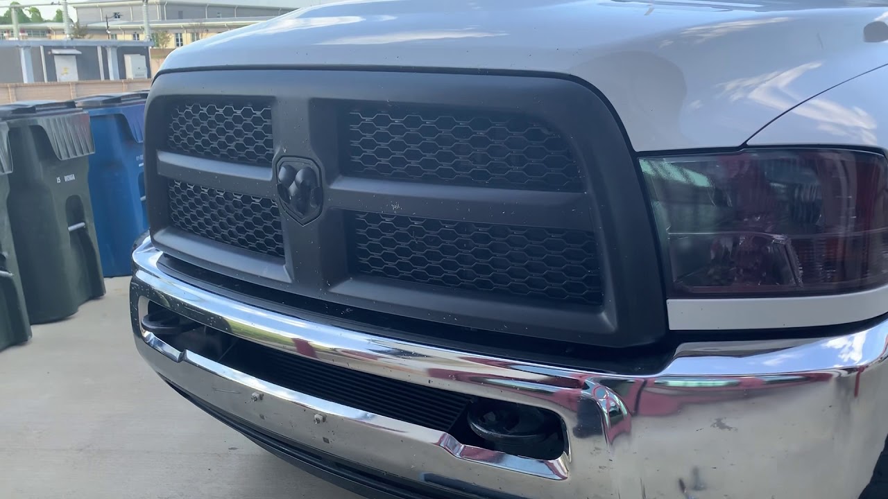 Watch video Remove front bumper 2015 4th Gen Ram 3500 Now Remove front bumper 2015 4th Gen Ram 3500
