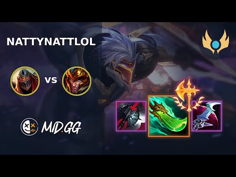 MID.GG: [ NattyNattLoL ] Zed JUNGLE vs Jarvan IV | KR CHALLENGER | LOL Season 2025