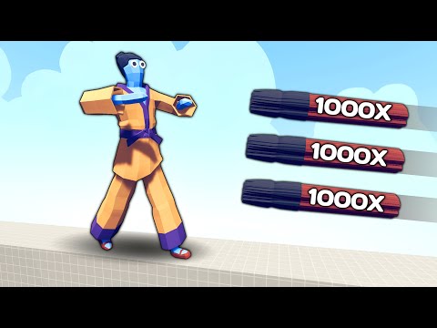 TAEKWONDO GIANT vs 1000x OVERPOWERED UNITS | TABS - Totally Accurate Battle Simulator