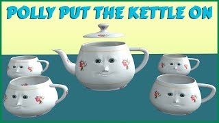 Polly Put The Kettle On | Nursery Rhymes For Babies by Pankoo Kidz