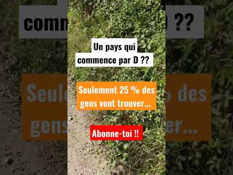 Un pays qui commence par D #shorts