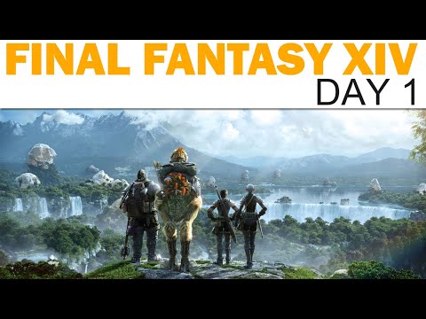 Final Fantasy XIV: A Realm Reborn - Let's Play - Day 1 (Feat. Character Creation)