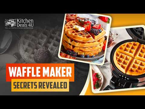 Waffle Maker SECRETS: Pro Tips For PERFECT Crispy-Fluffy Waffles Every Time 🧇 | Kitchen Deals 4U