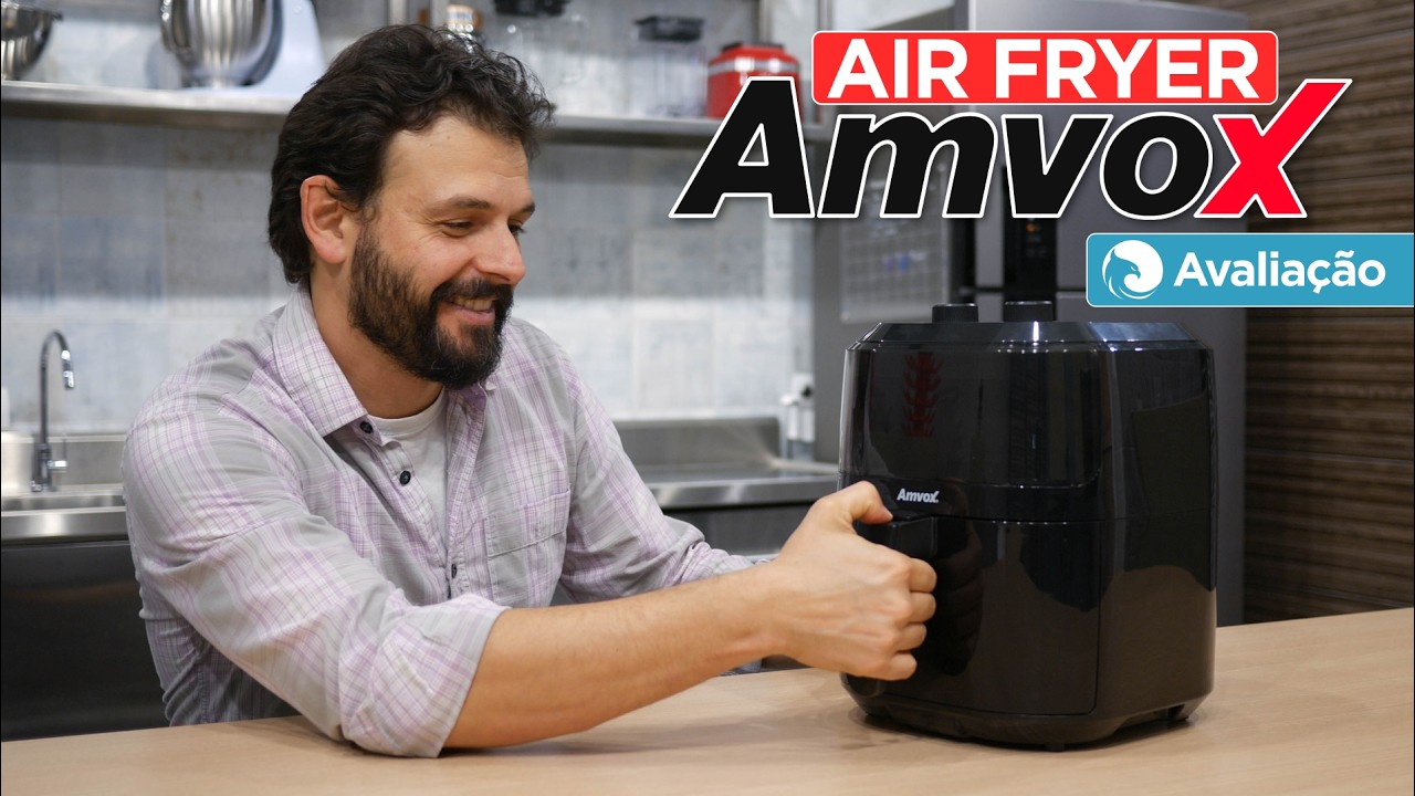AIR FRYER com JANELA da AMVOX! Testamos a ARF1250 | Avaliação da Harpyja