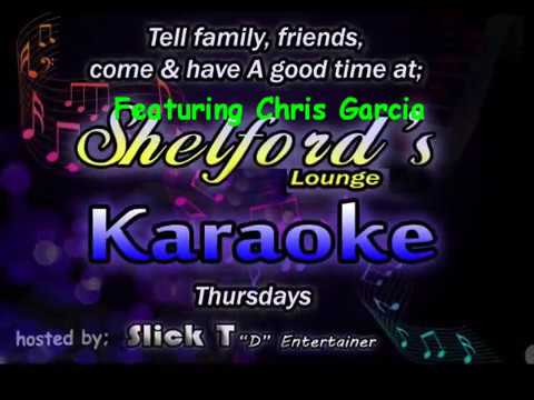 Chris Garcia Guest karaoke singer at  Shelford 21 march 2019