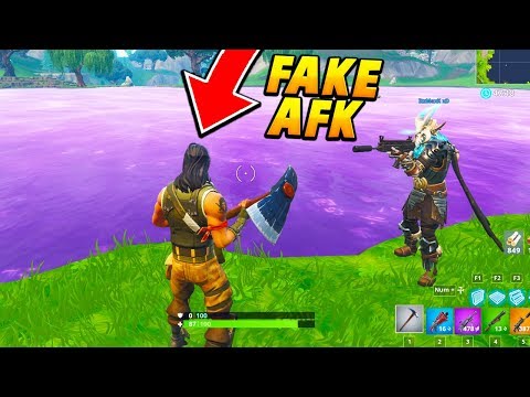i pretended to be a fake afk default at loot lake fortnite battle royale justvurb video dangdutan me - default fortnite music