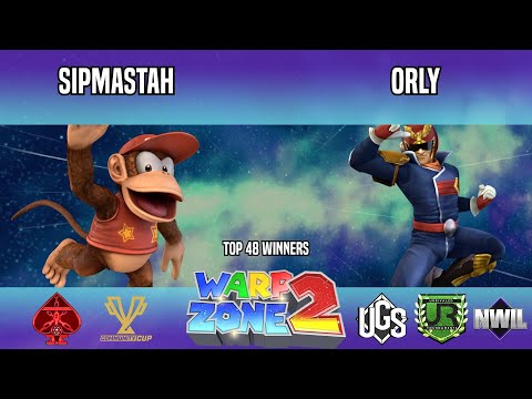 Warp Zone 2 - Top 48 Winners - SipMastah(Diddy Kong) Vs. ORLY(Captain Falcon)