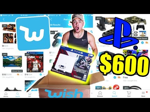I BOUGHT A PLAYSTATION 4 PRO FROM WISH!! ( ps4 pro 4K unboxing)