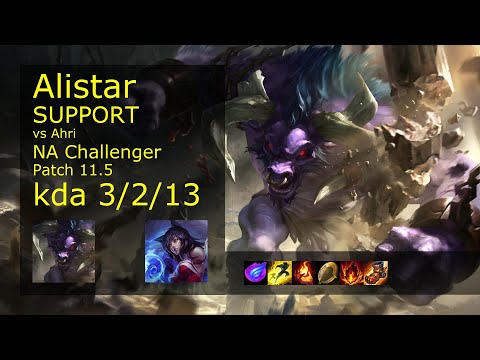 Alistar Support & Karthus vs Ahri & Kalista - NA Challenger 3/2/13 Patch 11.5 Gameplay