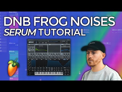 How to make Jump Up DNB Frog Noises like Simula 🐸 Serum Tutorial