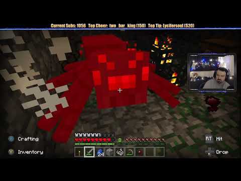 Minecraft "Chill Stream" Dec. 14, 2018 pt1 - A Crazy Underground Adventure! DIAMOND!