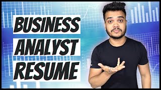 Resume for Business Analyst Role🕴 | How to Make Resume for Business Analyst Job?
