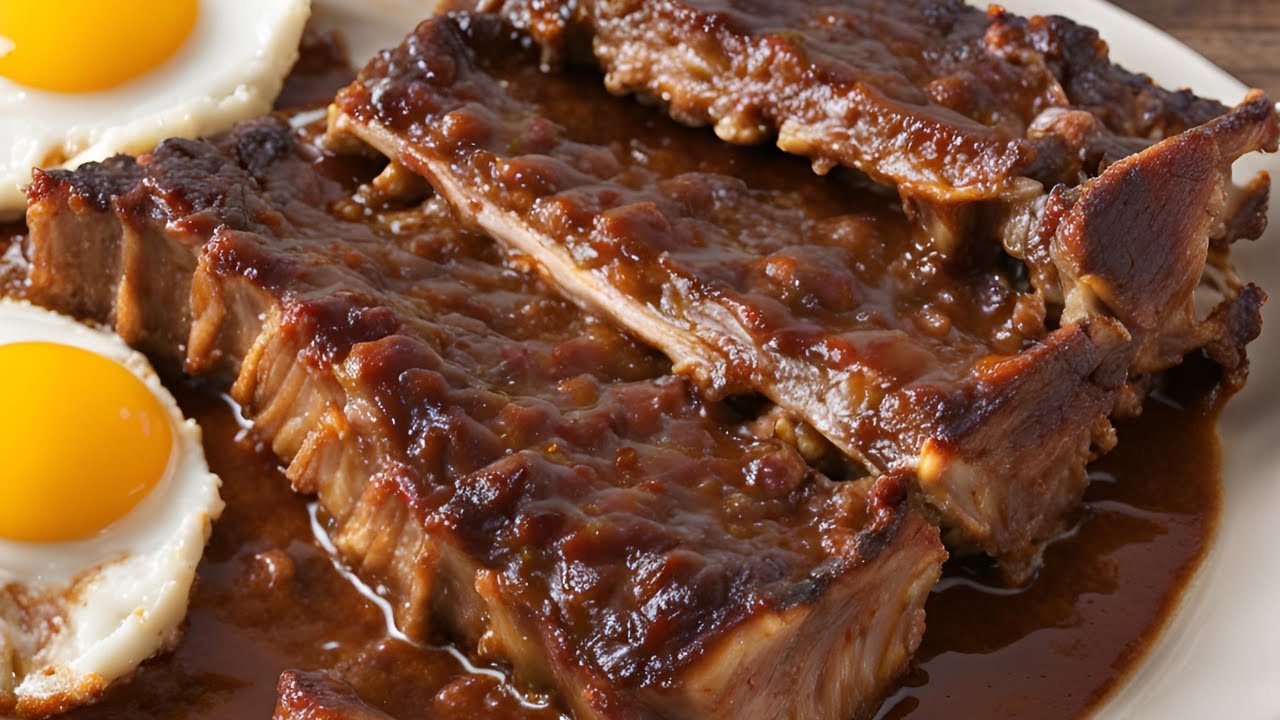 我家排骨从不炖着吃，淋2个鸡蛋，不加一滴水，上桌瞬间被扫光