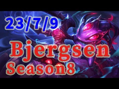 TSM Bjergsen Fizz MID vs  Akali Patch 8.16