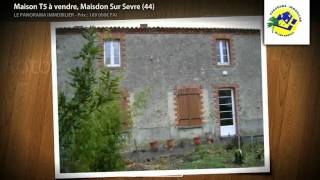 preview picture of video 'Maison T5 à vendre, Maisdon Sur Sevre (44)'