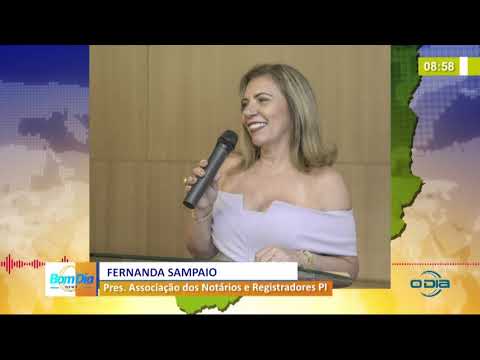 BOM DIA NEWS 01 04 20  Fernanda Sampaio sobre o funcionamento dos cartórios do estado