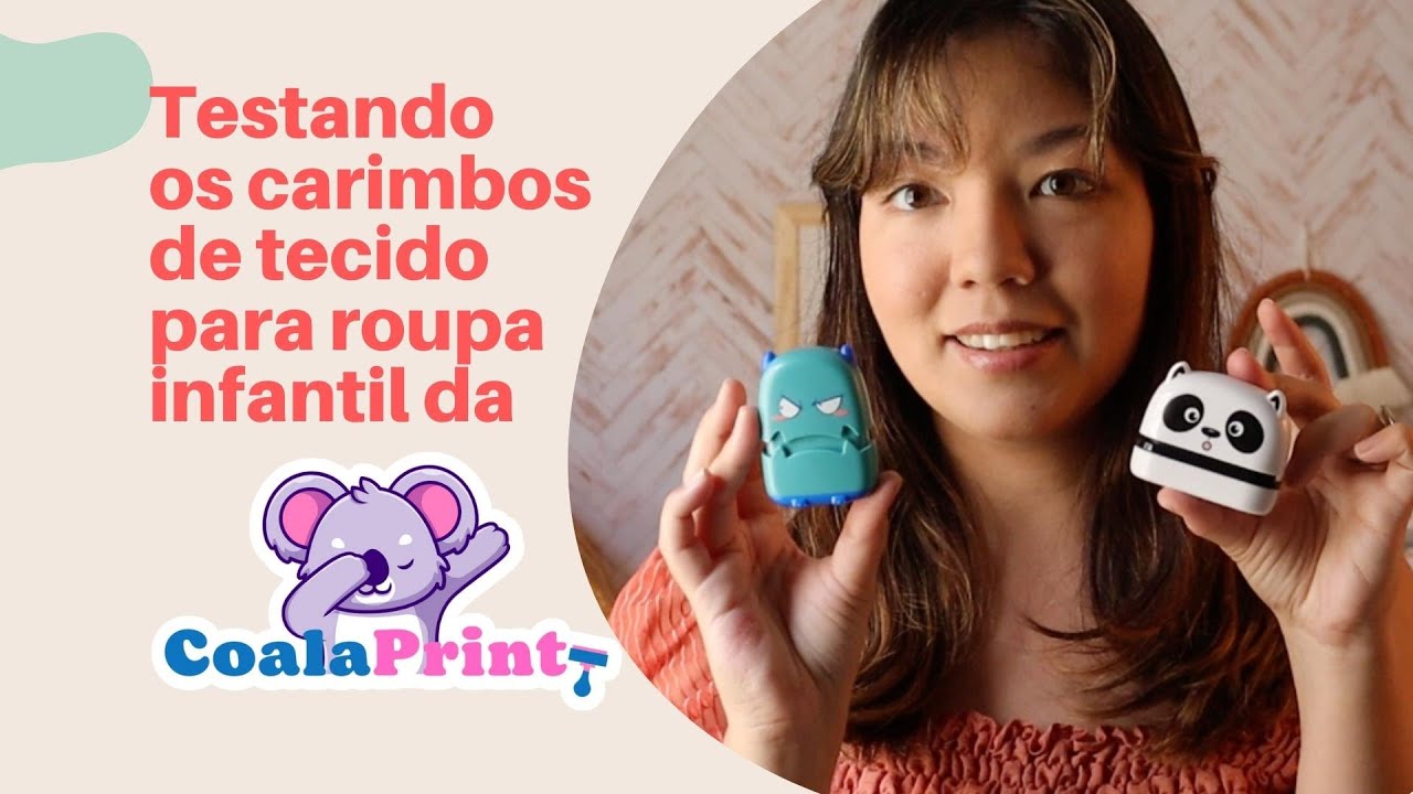 Como Marcar Nome Nas Roupas da Escola | Carimbo Para Roupa Infantil | Carimbo CoalaPrint
