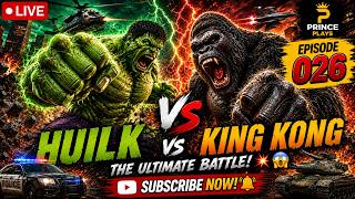 🔴 GTA 5 LIVE – HULK 🟢 vs KING KONG 🦍 | THE ULTIMATE BATTLE! 💥😱 EP-026