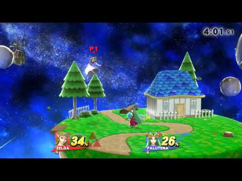 krossjosh (Zelda) VS Kaioken (Palutena) - Smash 4 Friendlies