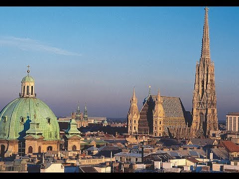 Viena Áustria pontos turisticos, imagens aéreas