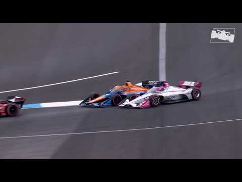 インディーカー 第12戦インディカー・インディアナポリス スコット・マクラーフィンのラジオ通話を捉えた動画