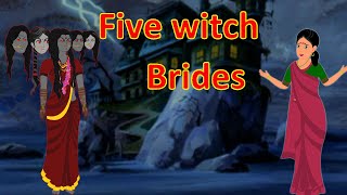 Five Witch Brides |  English Cartoon | Horror story | English Story |  Maha cartoon Tv English