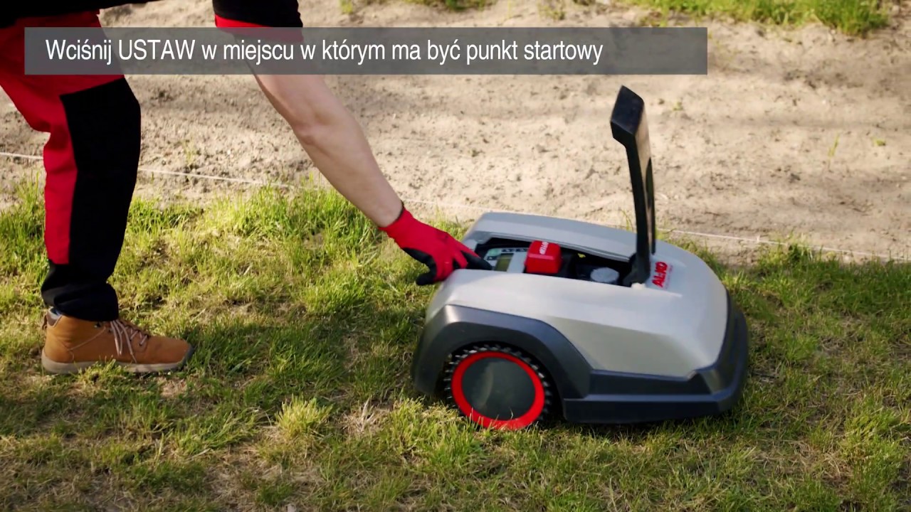 Robot Koszący AL KO Robolinho  -  ustawienie punktów startowych