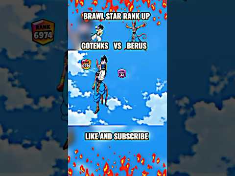 Brawl star rank up | berus vs Gotenks |#shortsviral #shorts #dragonball #dbz #dbsshort #brawlstars