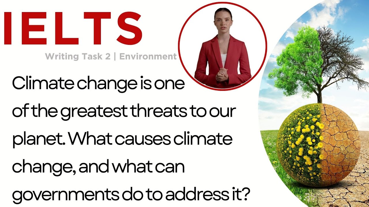 IELTS Writing Task 2 | What causes climate change, and how can governments help fight this threat?