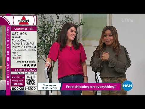 Bissell TurboClean PowerBrush Pet Pro Carpet Cleaner wit...