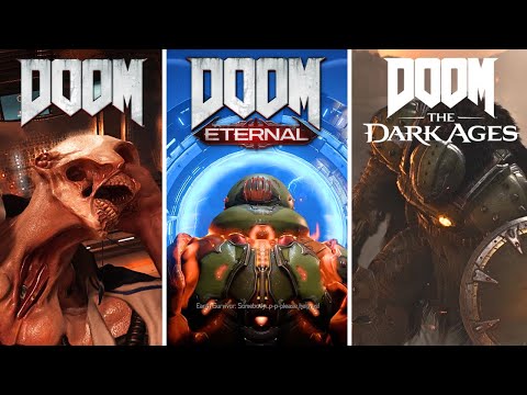 ALL INTRO CUTSCENES in DOOM Games