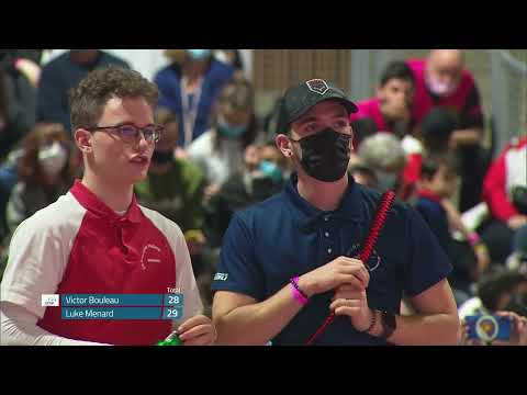 Bouleau vs Menard - Or Arc à poulies juniors hommes | Championnat de France Jeunes Cholet 2022