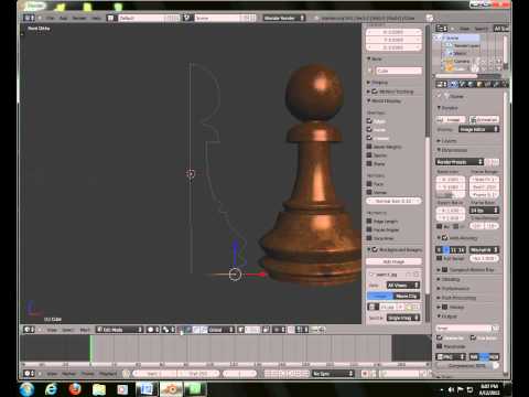 Blender 2.6 tutorial 2 Spin tool.mp4