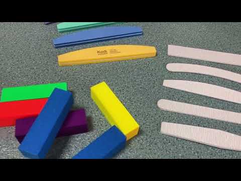 Mini nail file in bulk, disposable double sided emery board travel suit,