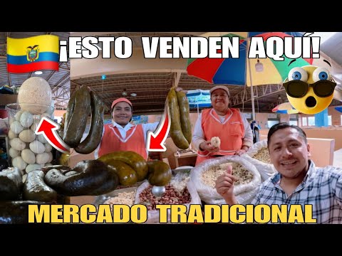 VISITÉ el MERCADO de COMIDAS TRADICIONALES en LATACUNGA ¡Con esto me ENCONTRÉ! : Ferchito Aventura
