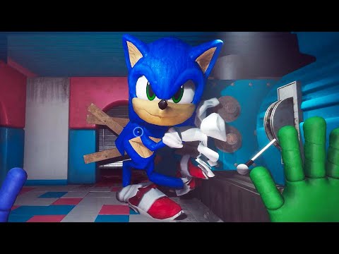 What If You Destroy Sonic the Hedgehog In The Shredder - Poppy Playtime Chapter 2