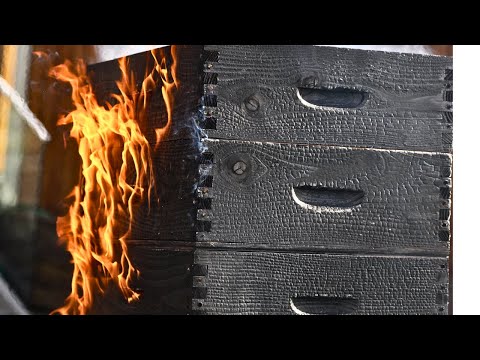 Mastering Shou Sugi Ban - The Dark Art Of Wood Burning To Protect Beehives From Decay And Pests