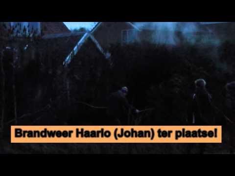 Brandweer Haarlo blust coniferenbrand