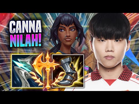 CANNA TRIES NILAH TOP! *NEW CHAMPION* - NS Canna Plays Nilah TOP vs Darius! | Season 2022