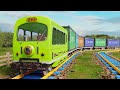 Lego Train Accidently Bogie Split cartoon 🚋 - Lego City Movies - Choo choo train kids videos