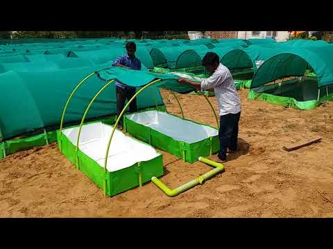 HDPE Vermicompost Bed With Shade