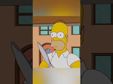HOMERO CORTA EL PELO?! 🔥🤯 #simpsons