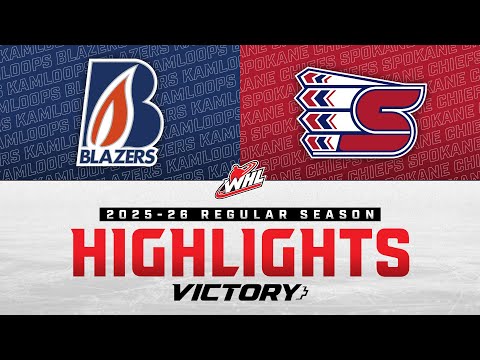 Kamloops Blazers at Spokane Chiefs 01/24 | WHL Highlights 2025-26