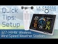 327 1414W Wind Speed Weather Station Setup